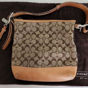 Coach Signature Vintage 9632 Slim Shoulder Bag